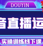 抖音直播运营实操训练线下课